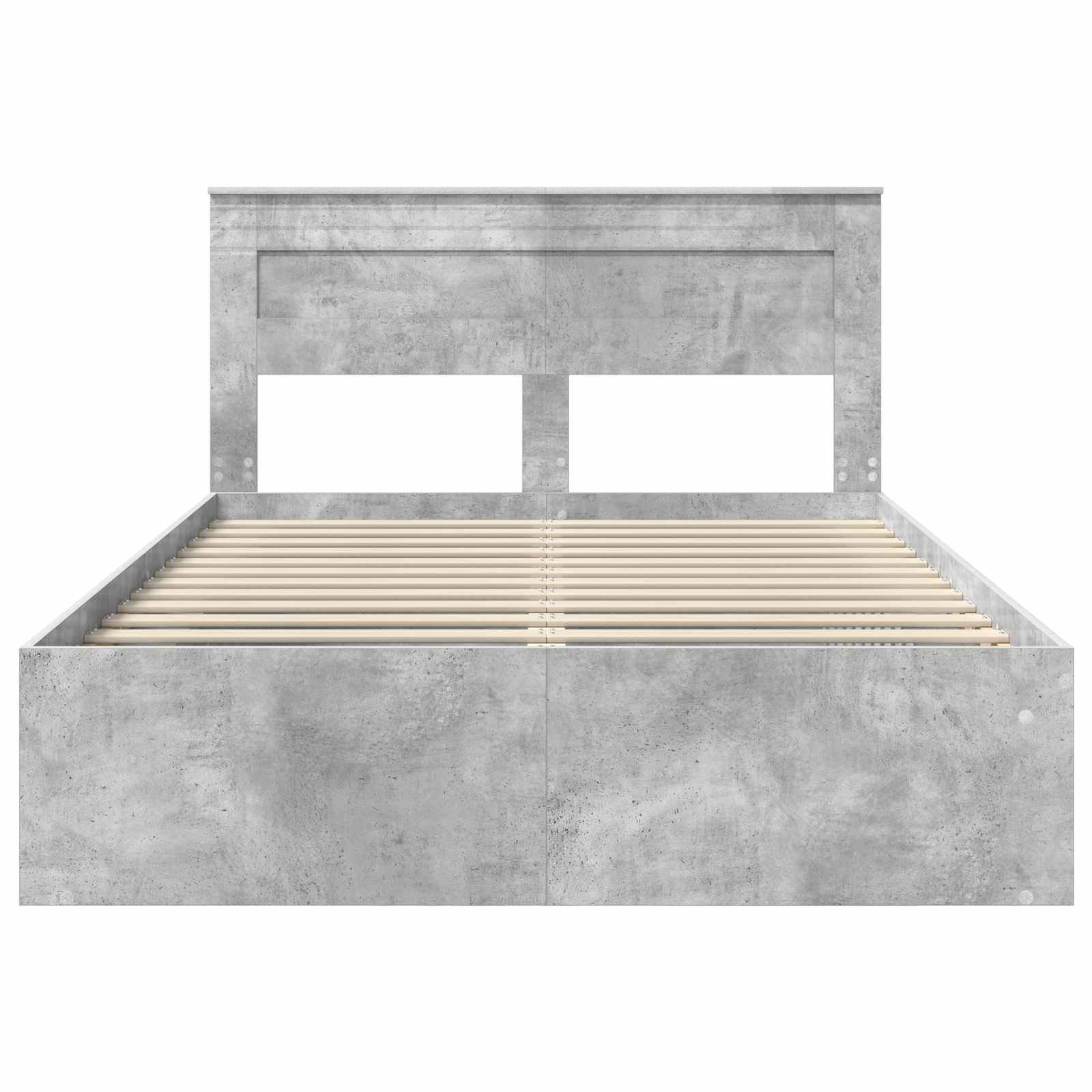 Struttura del letto Grigio Concretè 150 x 200 cm Pino massello | homemem39