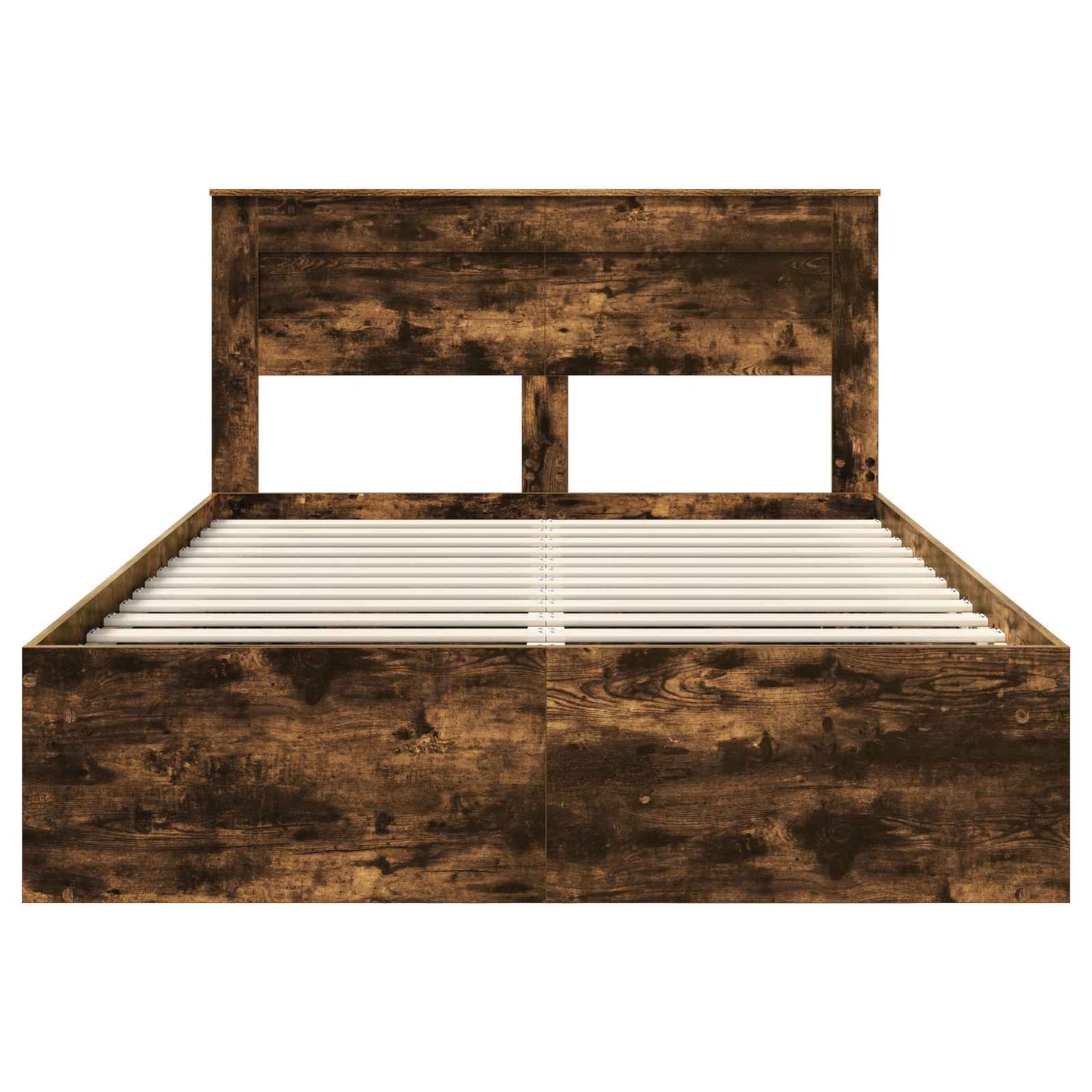 Struttura del letto Rovere fumé 150 x 200 cm Pino massello | homemem39