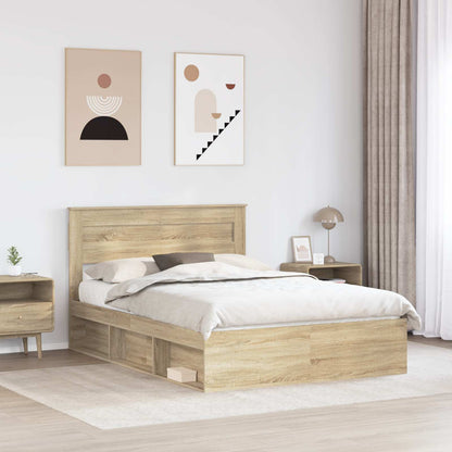 Struttura del letto Sonoma 140 x 190 cm Pino massello | homemem39
