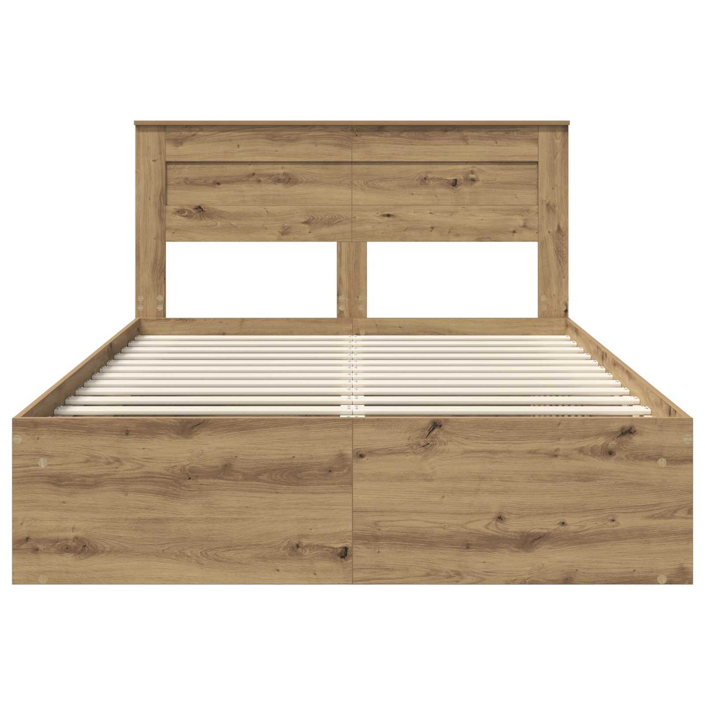 Struttura del letto Rovere Artigianale 140 x 190 cm | homemem39