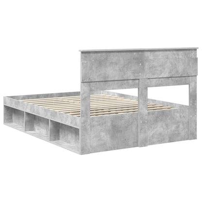 Struttura del letto Calcestruzzo 140 x 200 cm Pino massello | homemem39