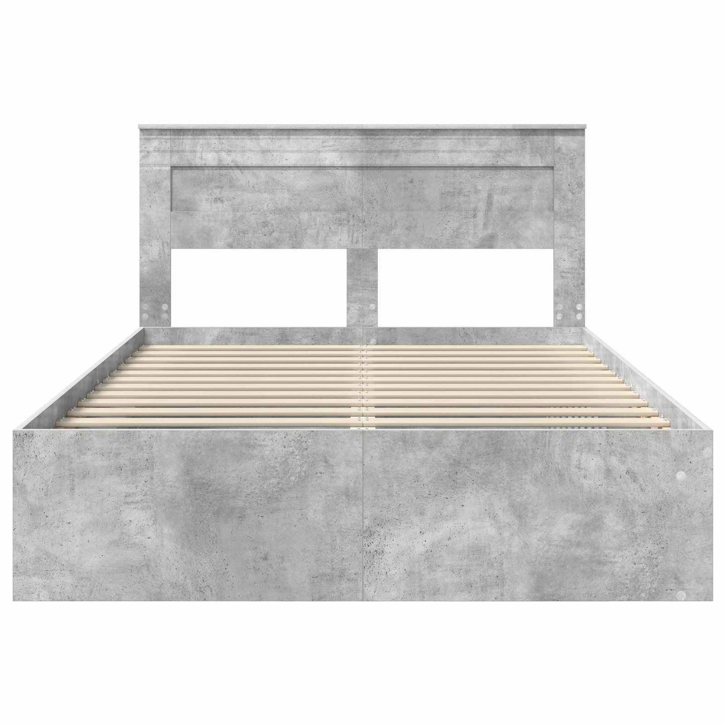 Struttura del letto Calcestruzzo 140 x 200 cm Pino massello | homemem39