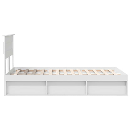 Struttura del letto Bianco 120 x 190 cm Pino massello | homemem39
