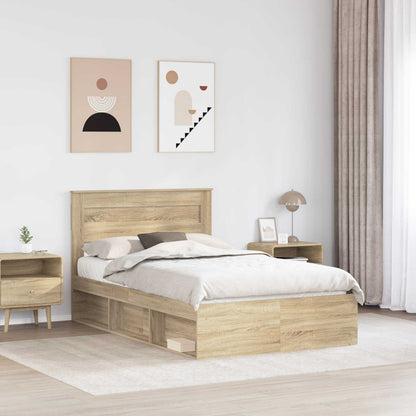 Struttura del letto Sonoma 120 x 190 cm Pino massello | homemem39