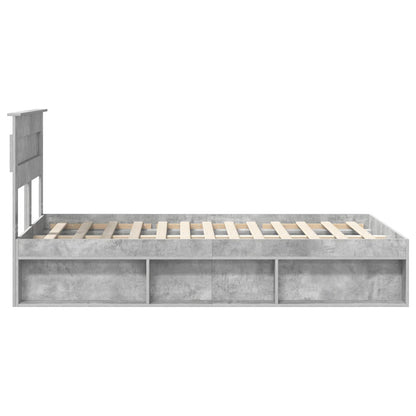 Struttura del letto Calcestruzzo 120 x 190 cm Pino massello | homemem39