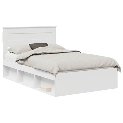 Struttura del letto Bianco 120 x 200 cm Pino massello | homemem39