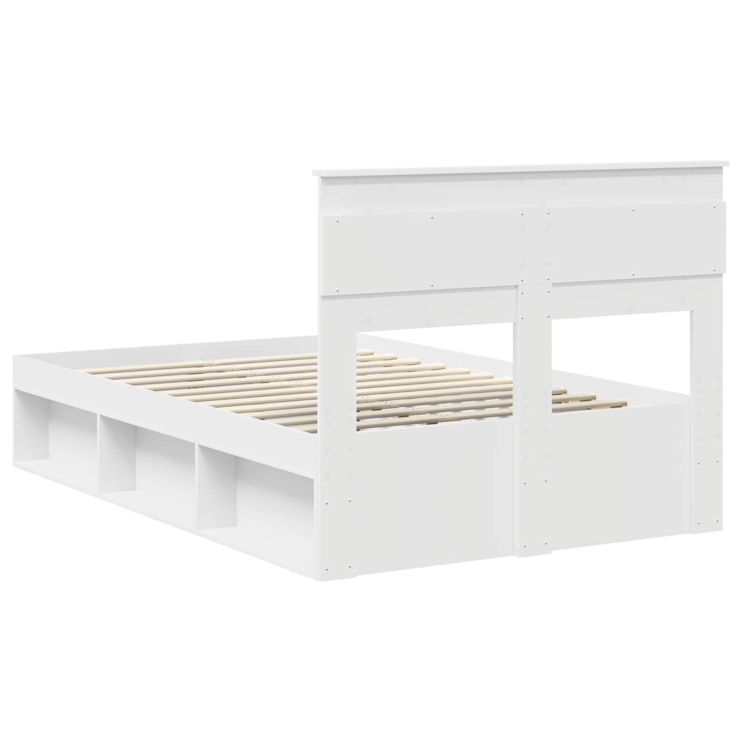 Struttura del letto Bianco 120 x 200 cm Pino massello | homemem39