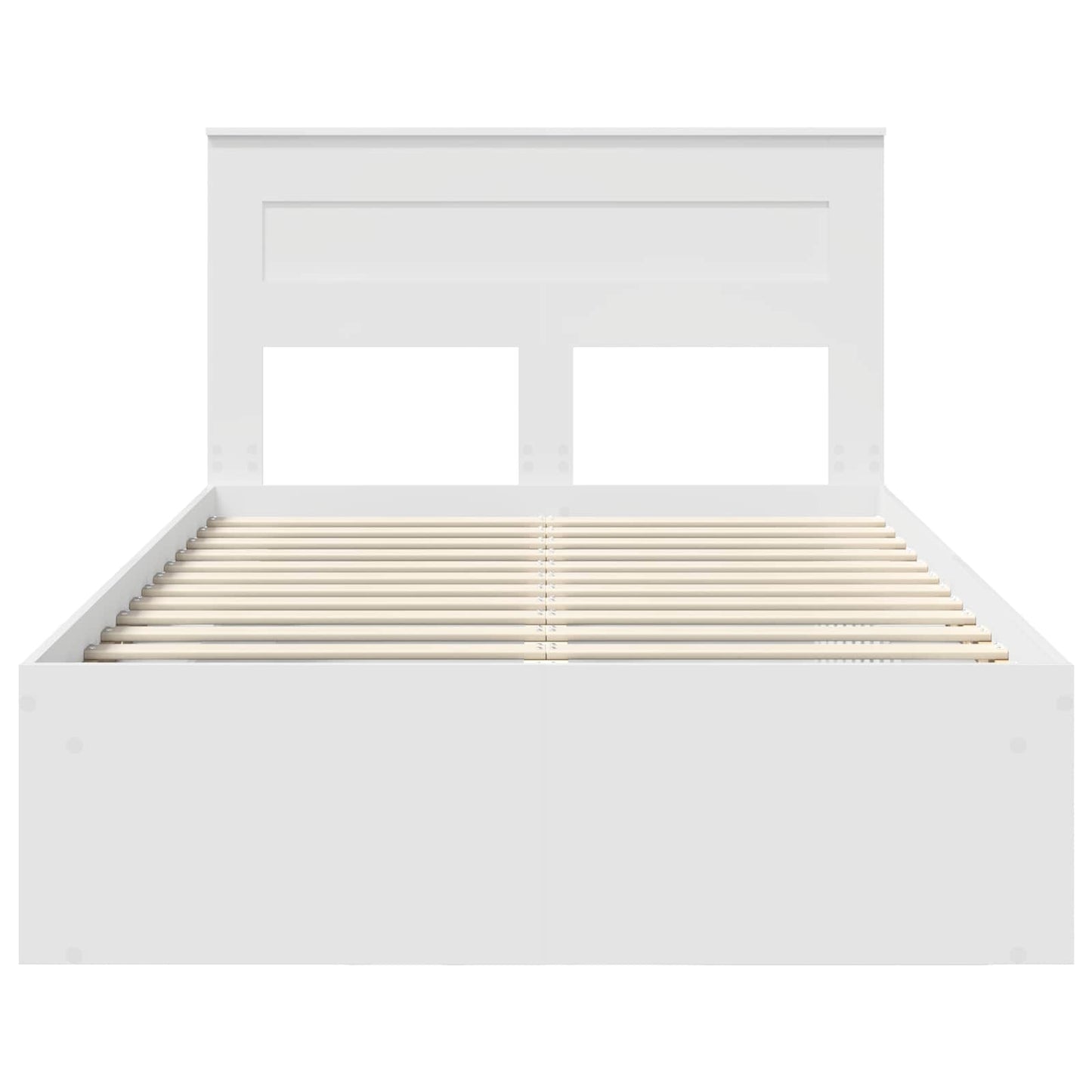 Struttura del letto Bianco 120 x 200 cm Pino massello | homemem39