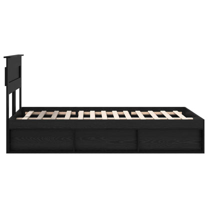 Struttura del letto Nero 120 x 200 cm Pino massello | homemem39