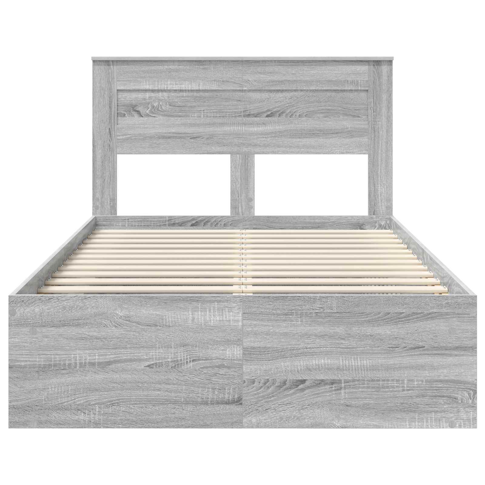 Struttura del letto Grigio Sonoma 120 x 200 cm Pino massello | homemem39