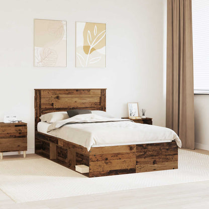 Struttura del letto Legno vecchio 120 x 200 cm Pino massello | homemem39
