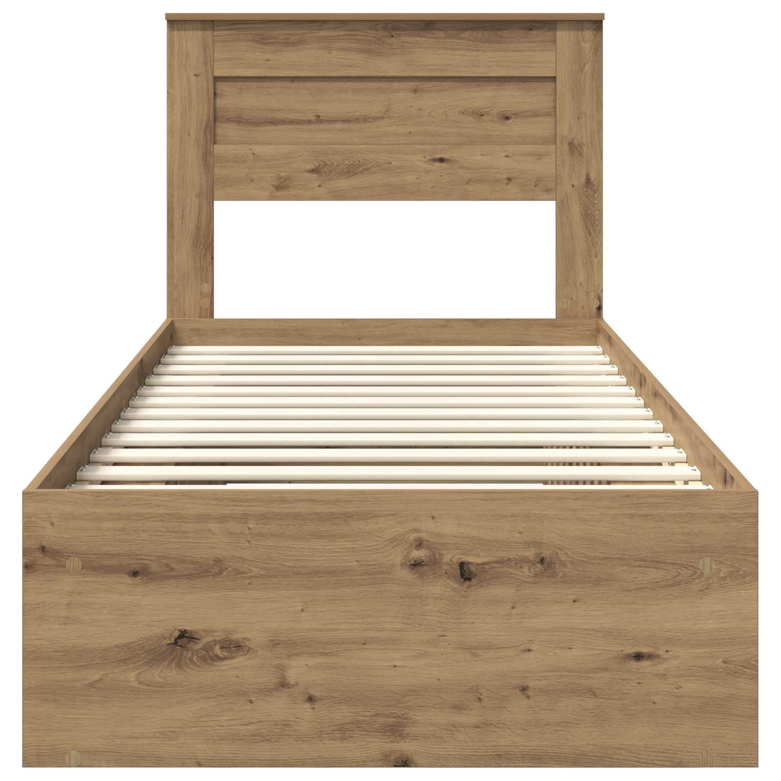 Struttura del letto Rovere Artigianale 100 x 200 cm | homemem39