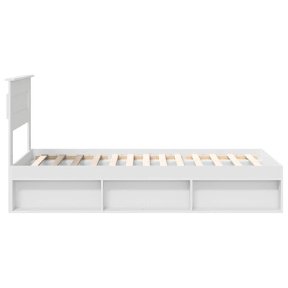 Struttura del letto Bianco 75 x 190 cm Pino massello | homemem39