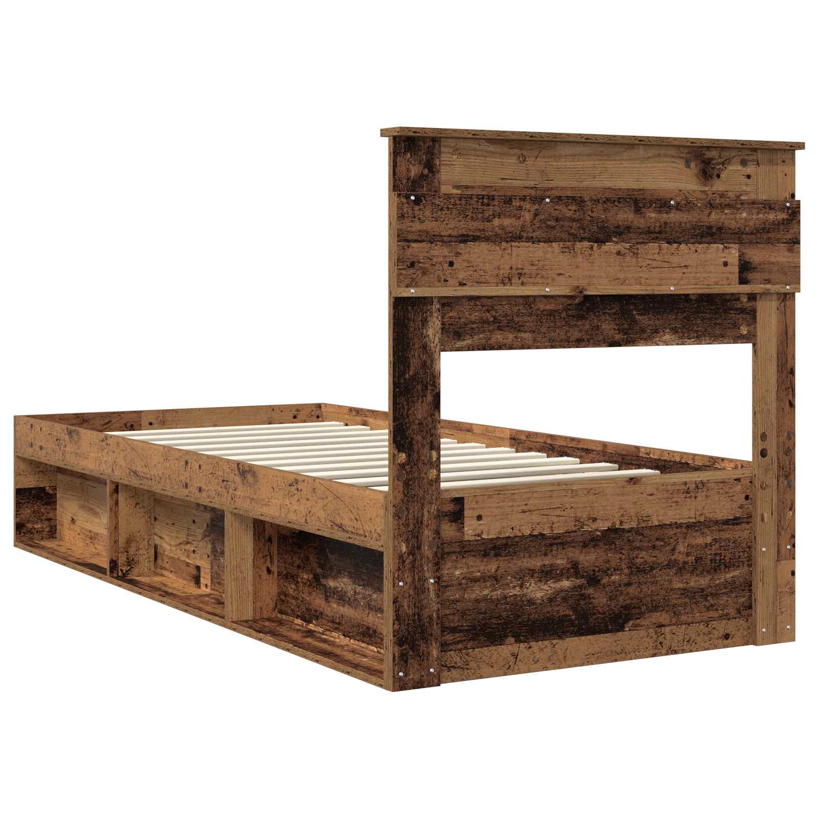 Struttura del letto Legno vecchio 75 x 190 cm Pino massello | homemem39