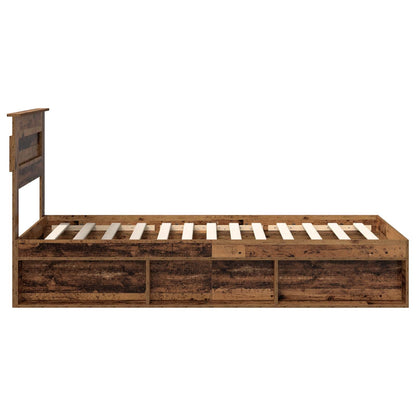 Struttura del letto Legno vecchio 75 x 190 cm Pino massello | homemem39