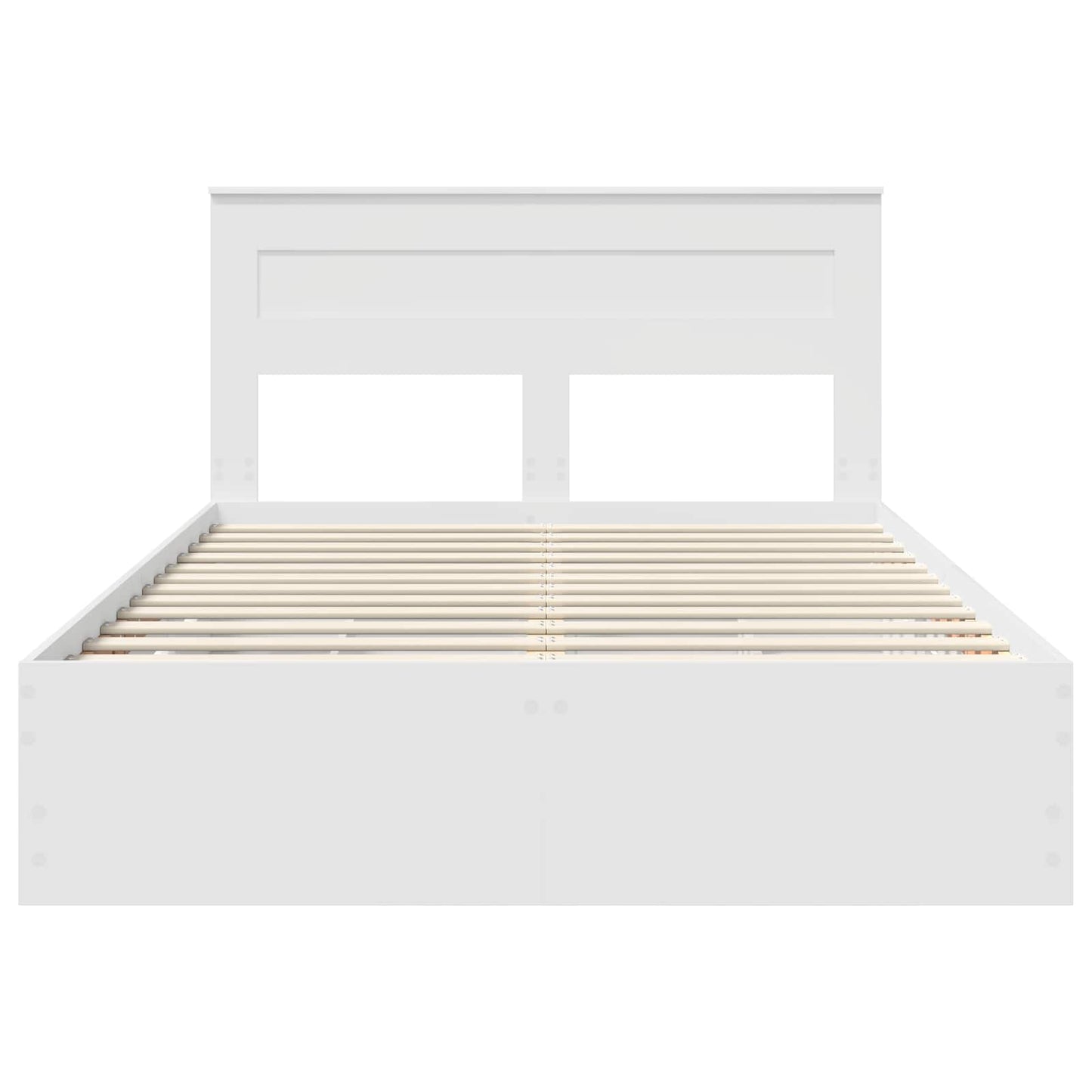 Struttura del letto Bianco 160 x 200 cm Legno Ingegnerizzato | homemem39