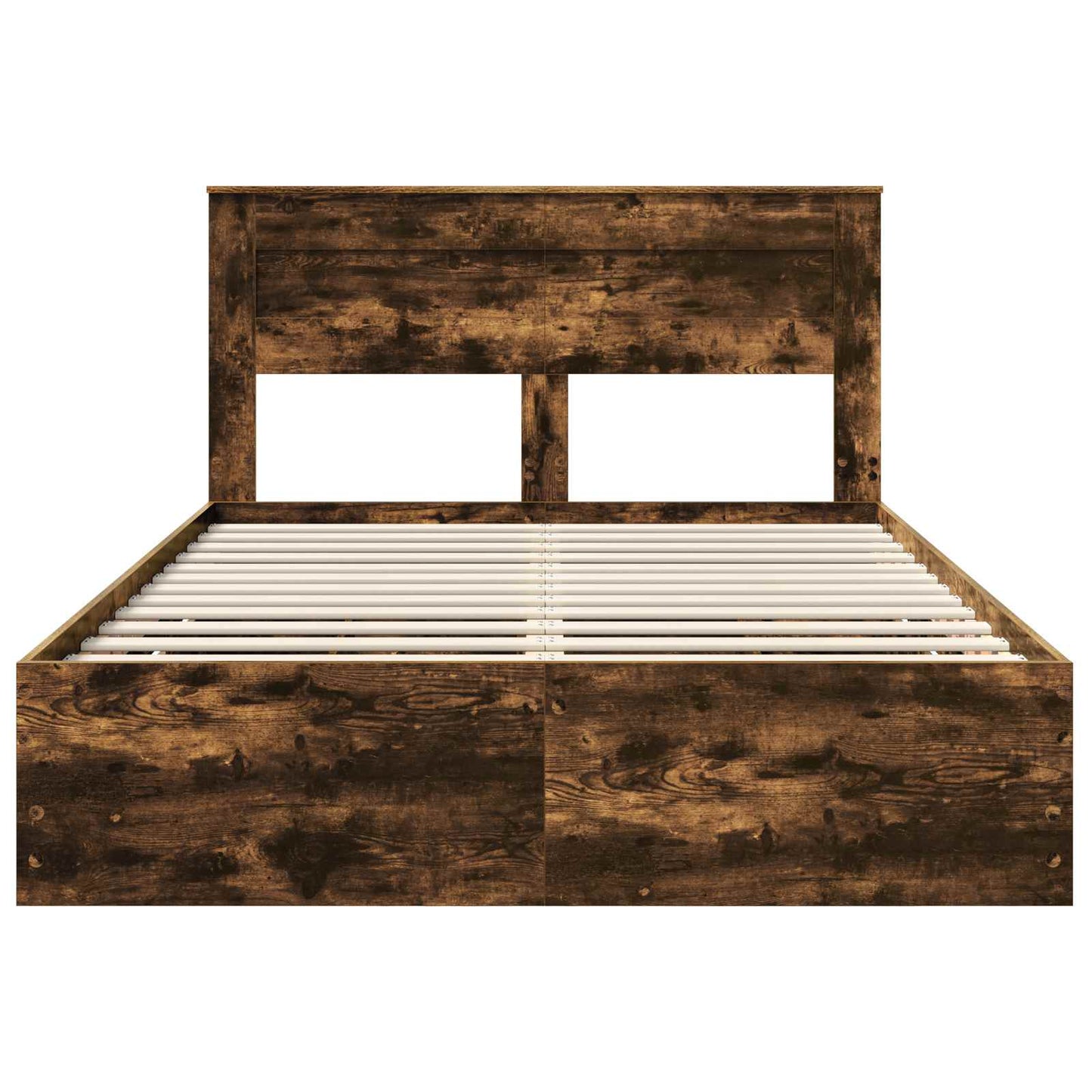 Struttura del letto con cassetto Rovere fumé 150 x 200 cm