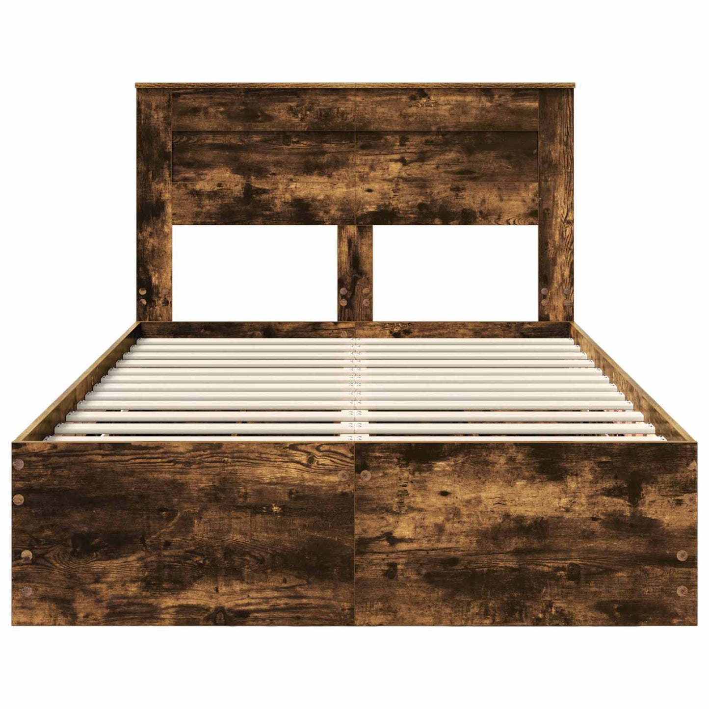 Struttura del letto con cassetto Rovere fumé 135 x 190 cm