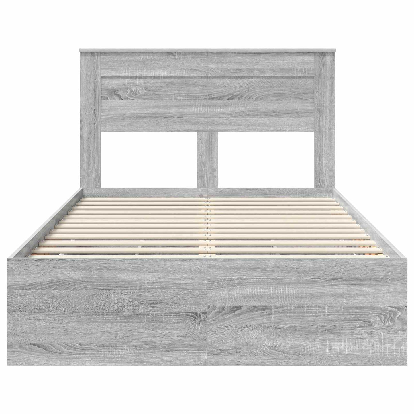 Struttura del letto con cassetto Grigio Sonoma 120 x 190 cm | homemem39