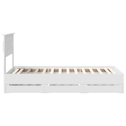 Struttura del letto Bianco 75 x 190 cm Legno Ingegnerizzato