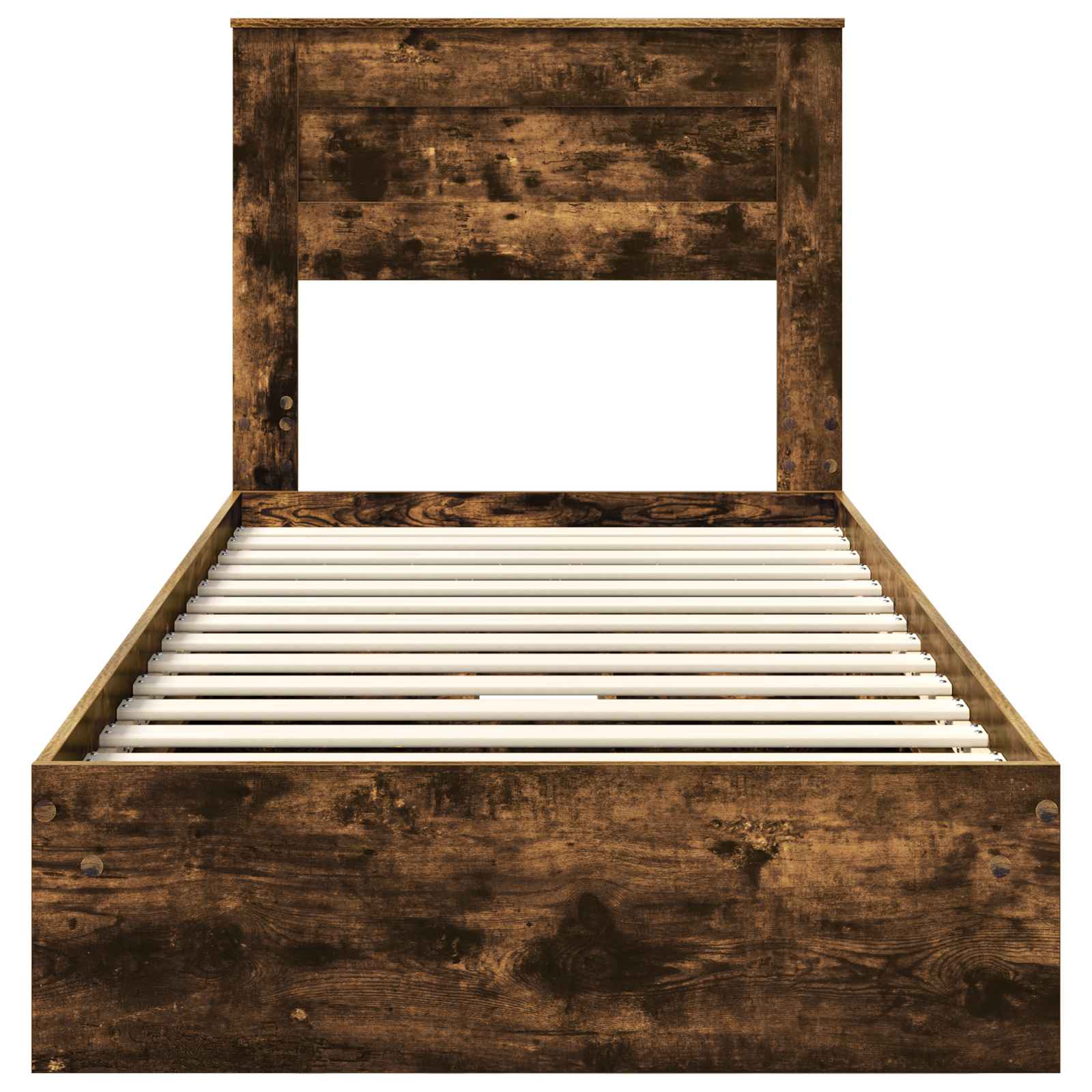 Letto con Contenitore Rovere fumé 75 x 190 cm Legno multistrato | homemem39