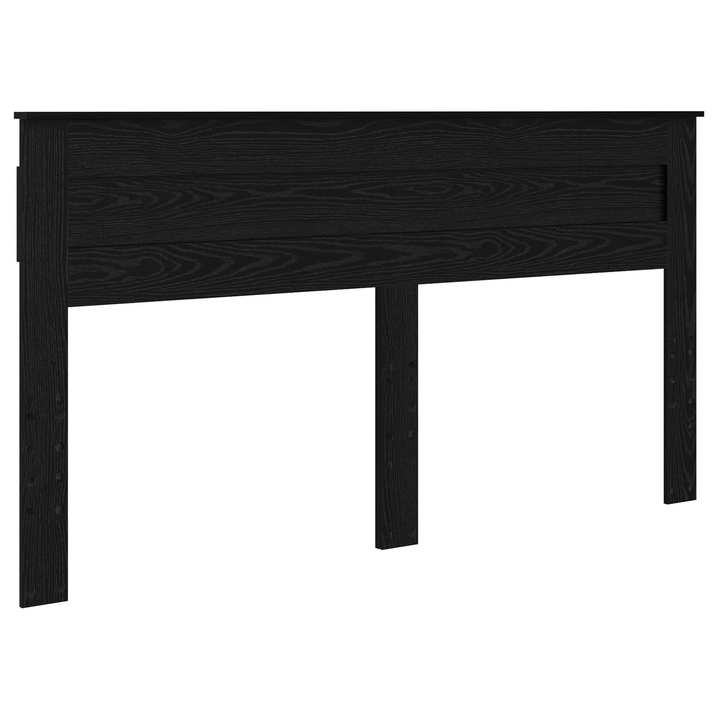 Struttura del letto Rovere Nero 180 x 200 cm Legno multistrato | homemem39