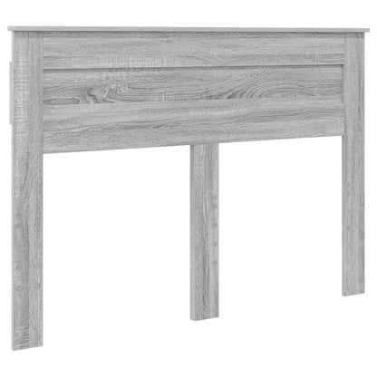 Struttura del letto con testiera Grigio Sonoma 140 x 200 cm | homemem39