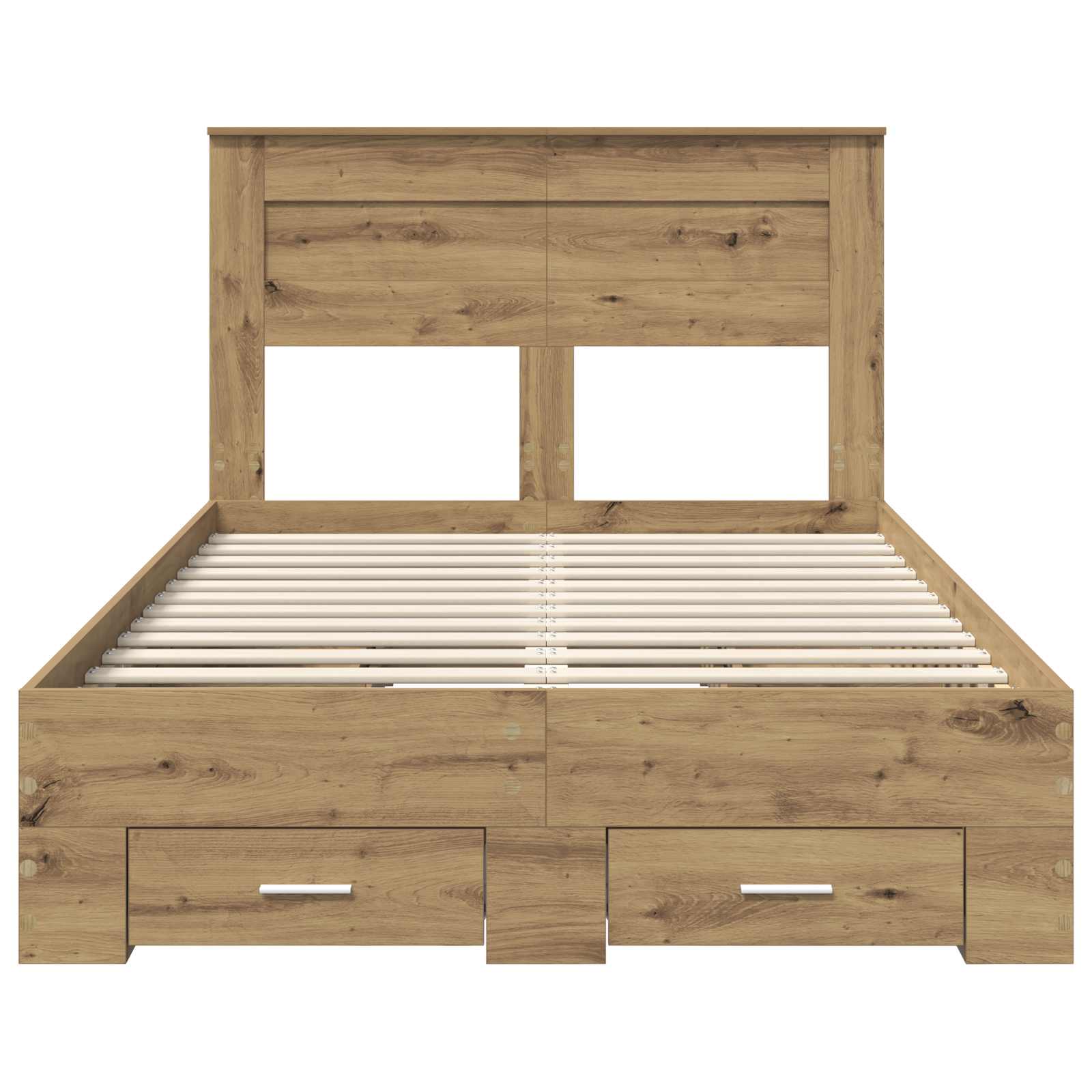 Struttura del letto Rovere artigianale 120 x 190 cm | homemem39