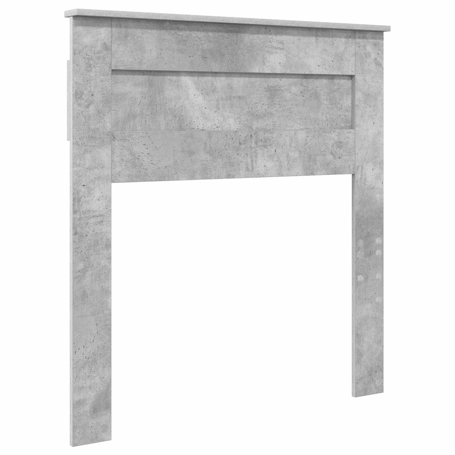 Struttura del letto con testiera Grigio cemento 100 x 200 cm | homemem39