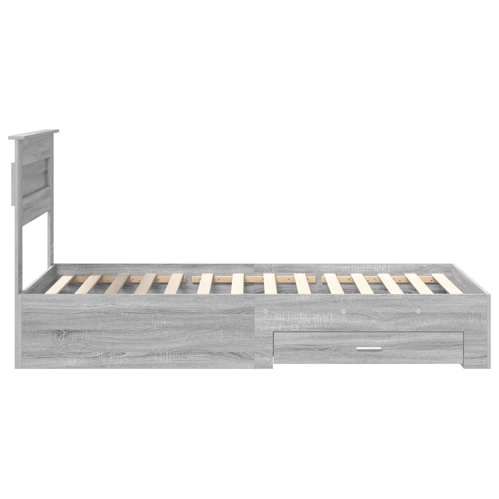 Struttura del letto Grigio Sonoma 90 x 190 cm Legno multistrato | homemem39