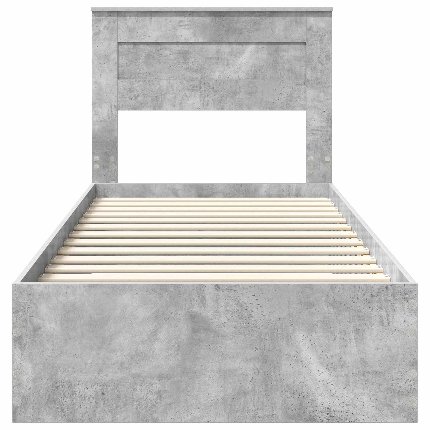 Struttura del letto Grigio Certo e Argento 75 x 190 cm | homemem39