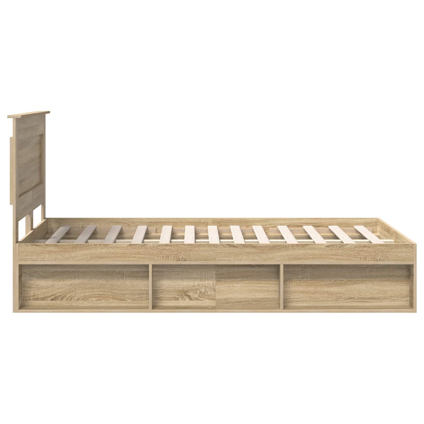 Struttura del letto Sonoma 120 x 190 cm Pino massello | homemem39