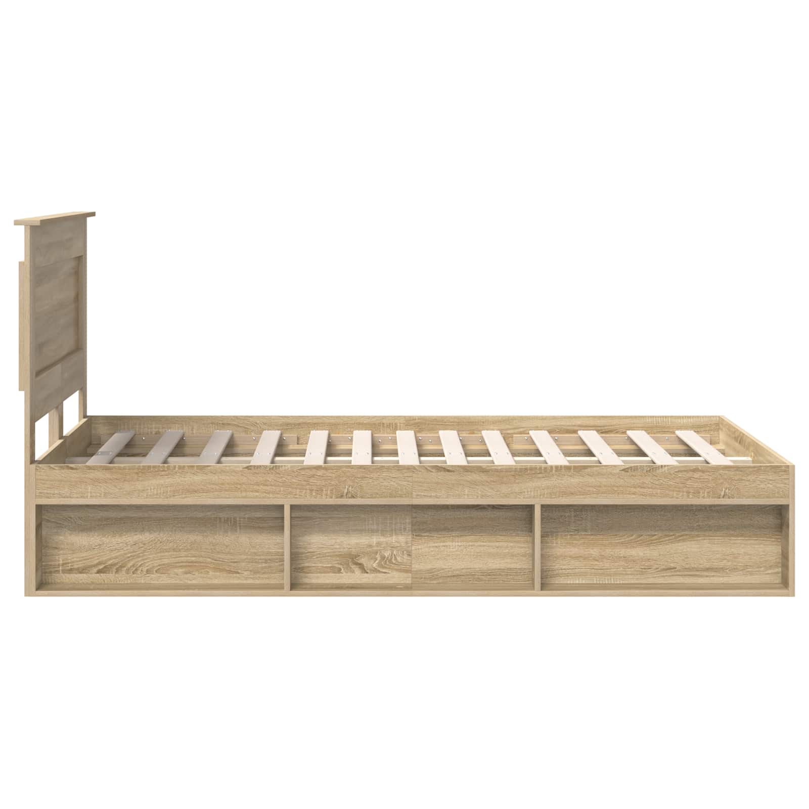 Struttura del letto Sonoma 120 x 190 cm Pino massello | homemem39