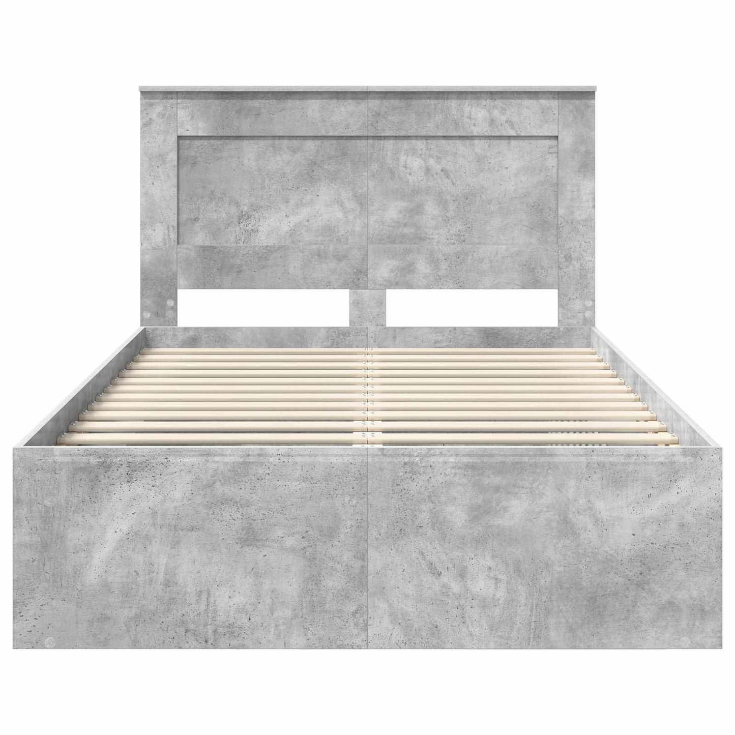 Struttura del letto Calcestruzzo 120 x 190 cm Pino massello | homemem39