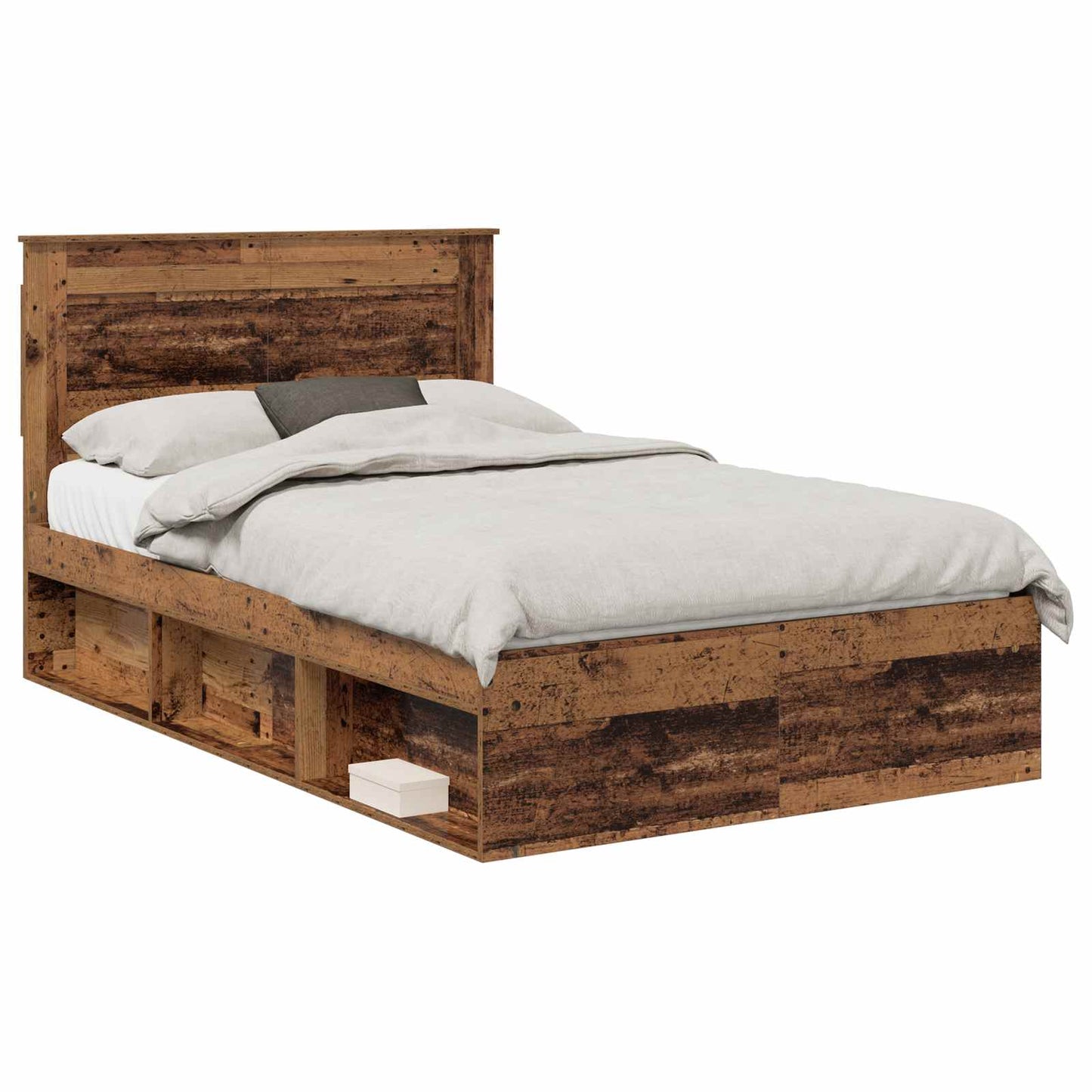 Struttura del letto Legno vecchio 120 x 190 cm Pino massello | homemem39