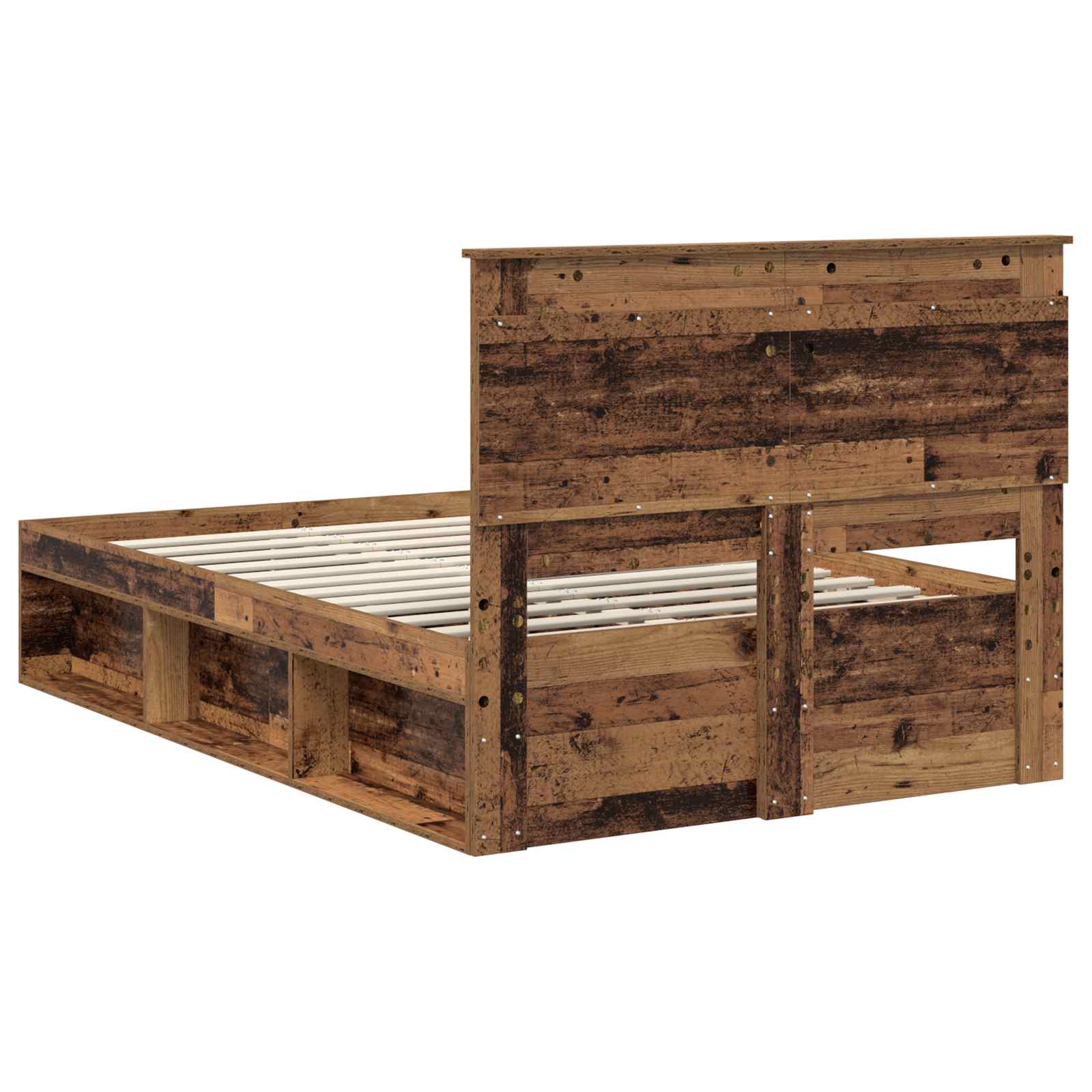 Struttura del letto Legno vecchio 120 x 190 cm Pino massello | homemem39