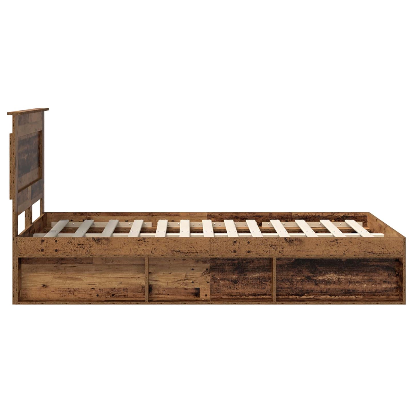 Struttura del letto Legno vecchio 120 x 190 cm Pino massello | homemem39