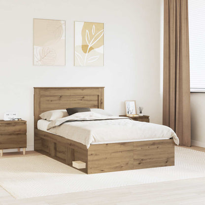 Struttura del letto Rovere Artigianale 120 x 190 cm | homemem39
