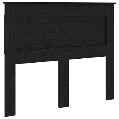 Struttura del letto Nero 120 x 190 cm Pino massello | homemem39