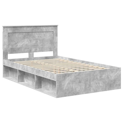 Struttura del letto Calcestruzzo 120 x 200 cm Pino massello | homemem39