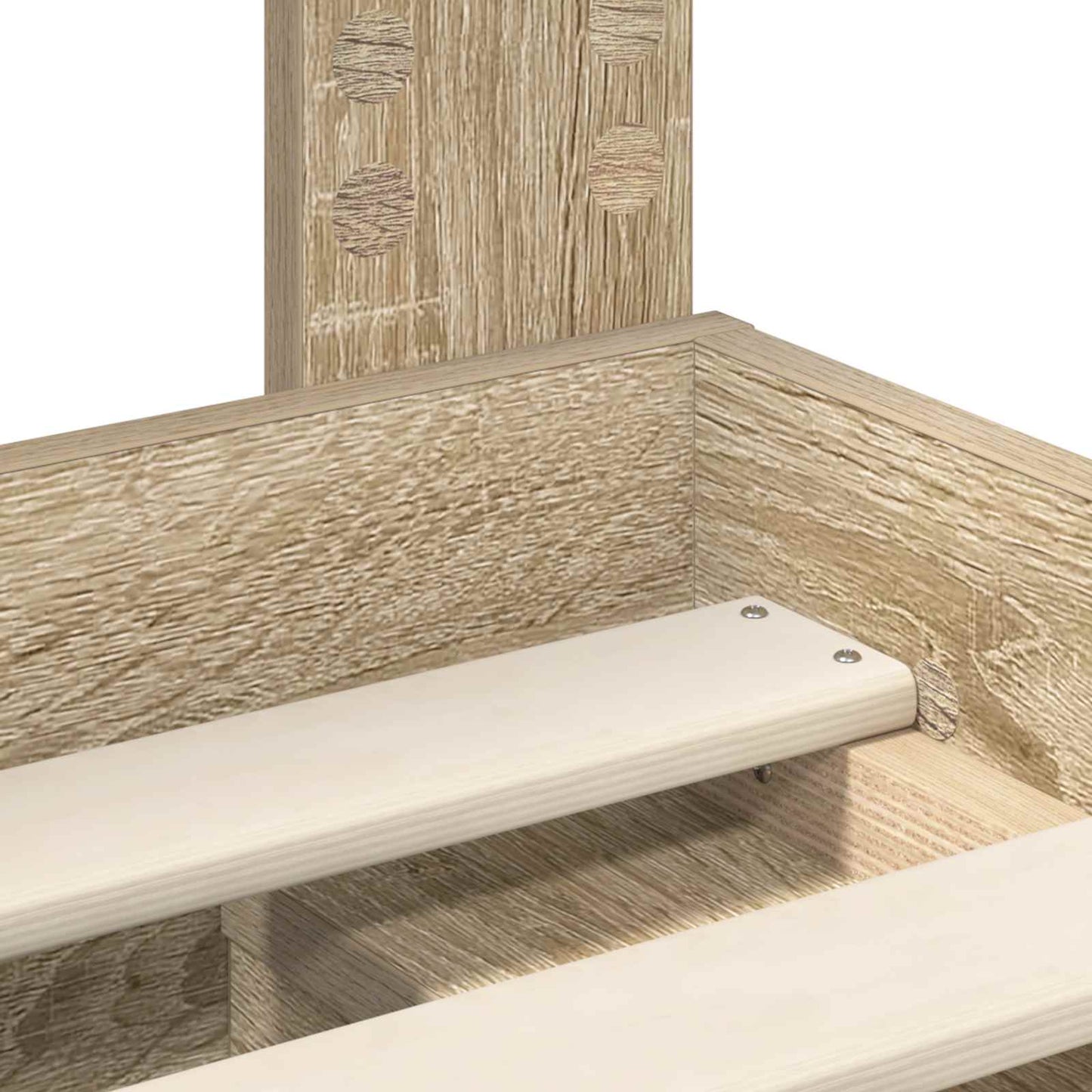 Struttura del letto Rovere Sonoma 75 x 190 cm Pino massello