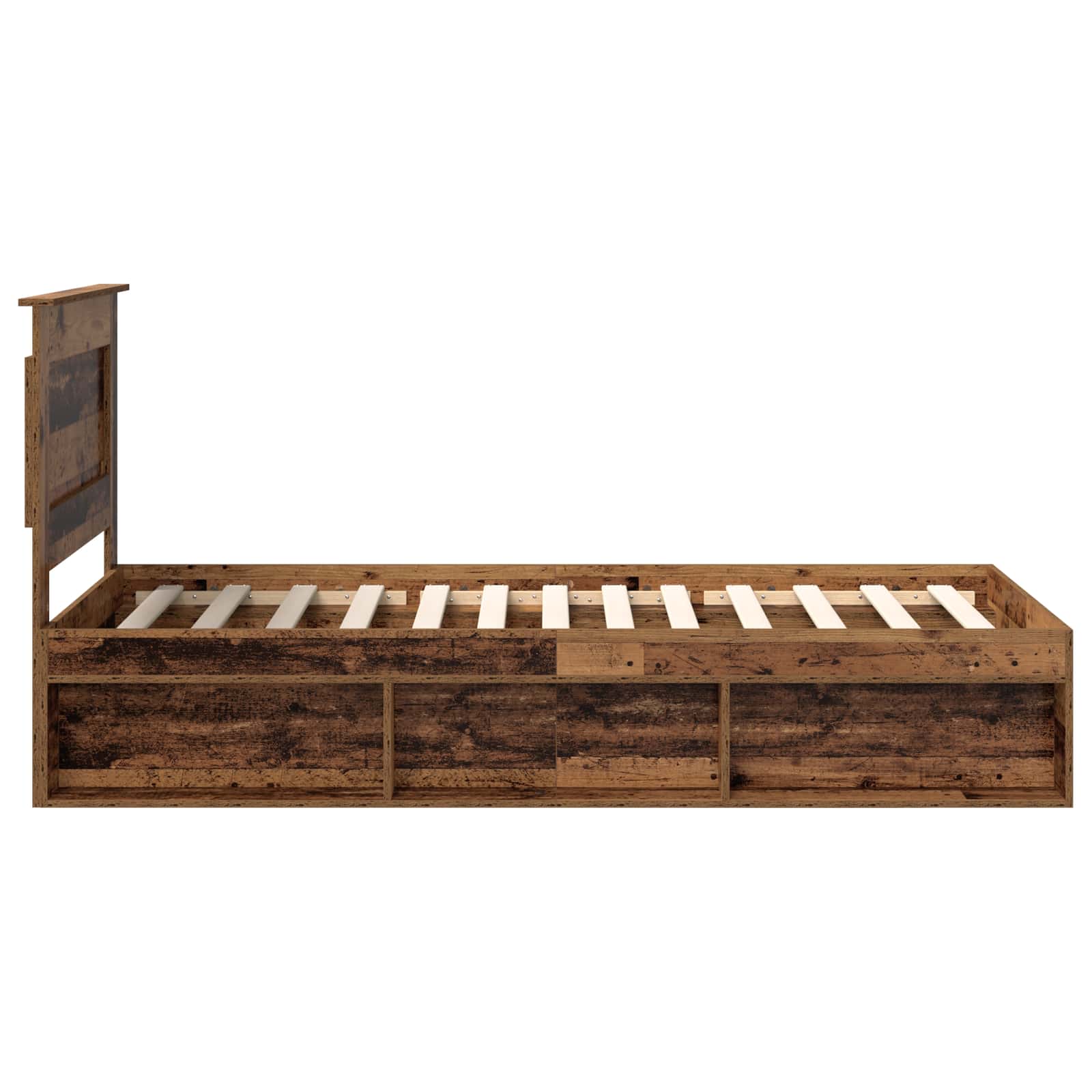 Struttura del letto Legno vecchio 75 x 190 cm Pino massello | homemem39