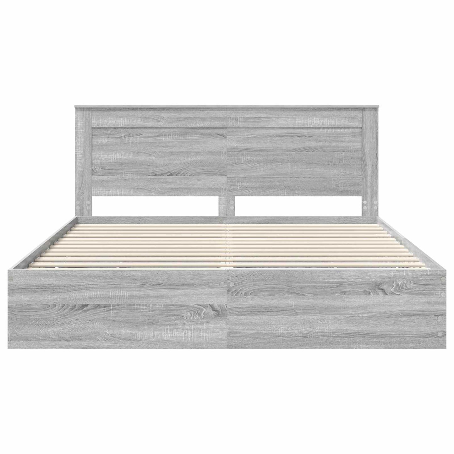 Struttura del letto con cassetto Grigio Sonoma 200 x 200 cm