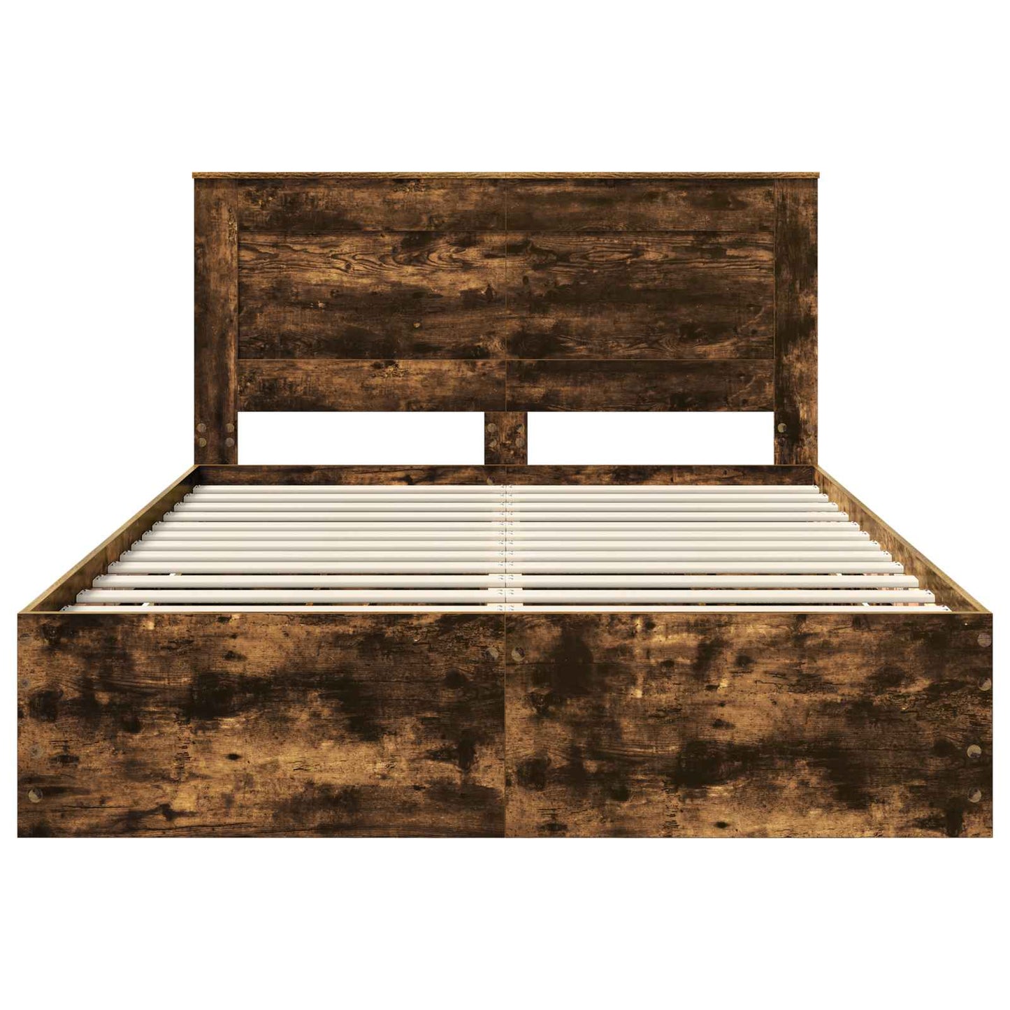 Struttura del letto con cassetto Rovere fumé 150 x 200 cm | homemem39