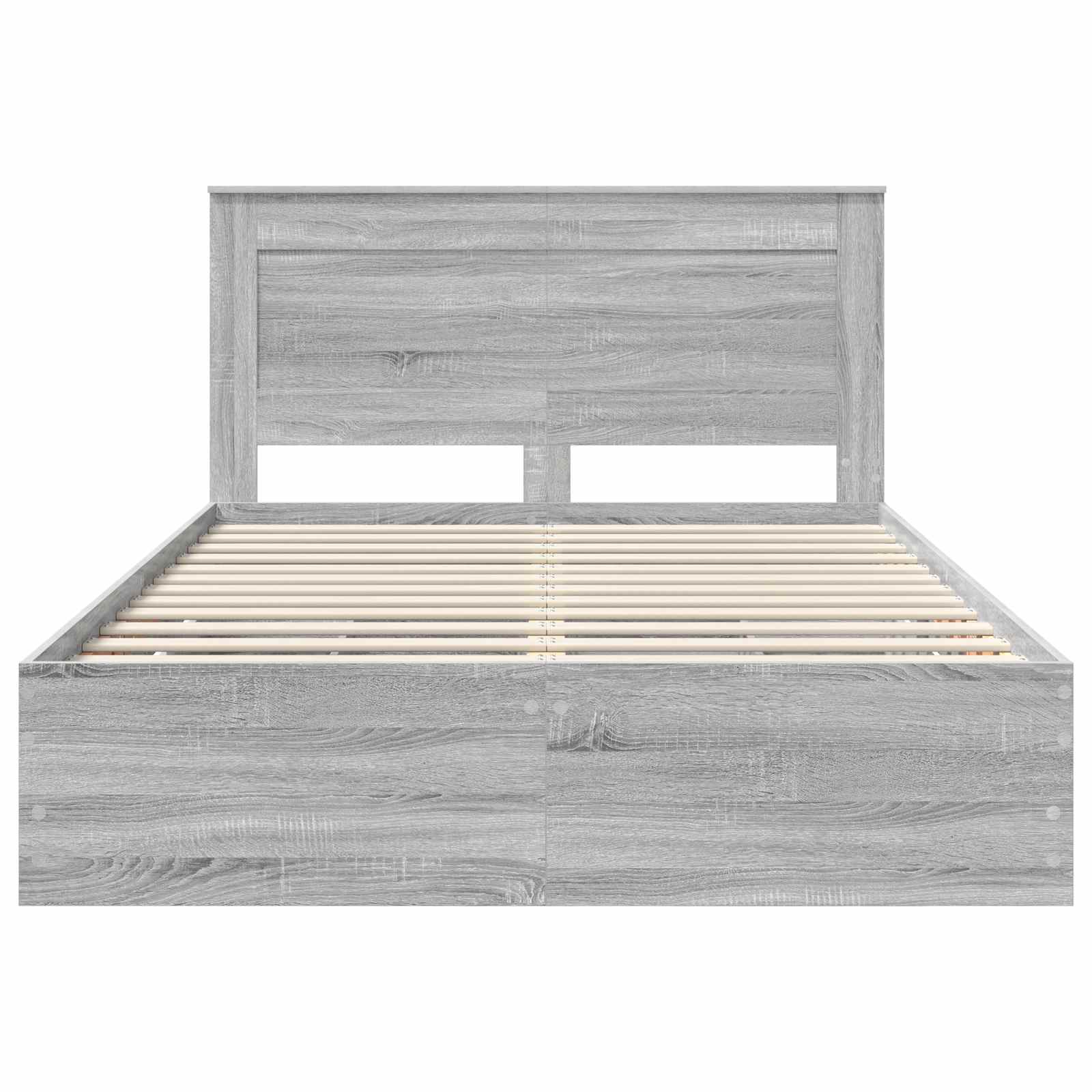 Struttura del letto con cassetto Grigio Sonoma 140 x 190 cm | homemem39
