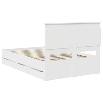 Struttura del letto Bianco 120 x 200 cm Legno Ingegnerizzato
