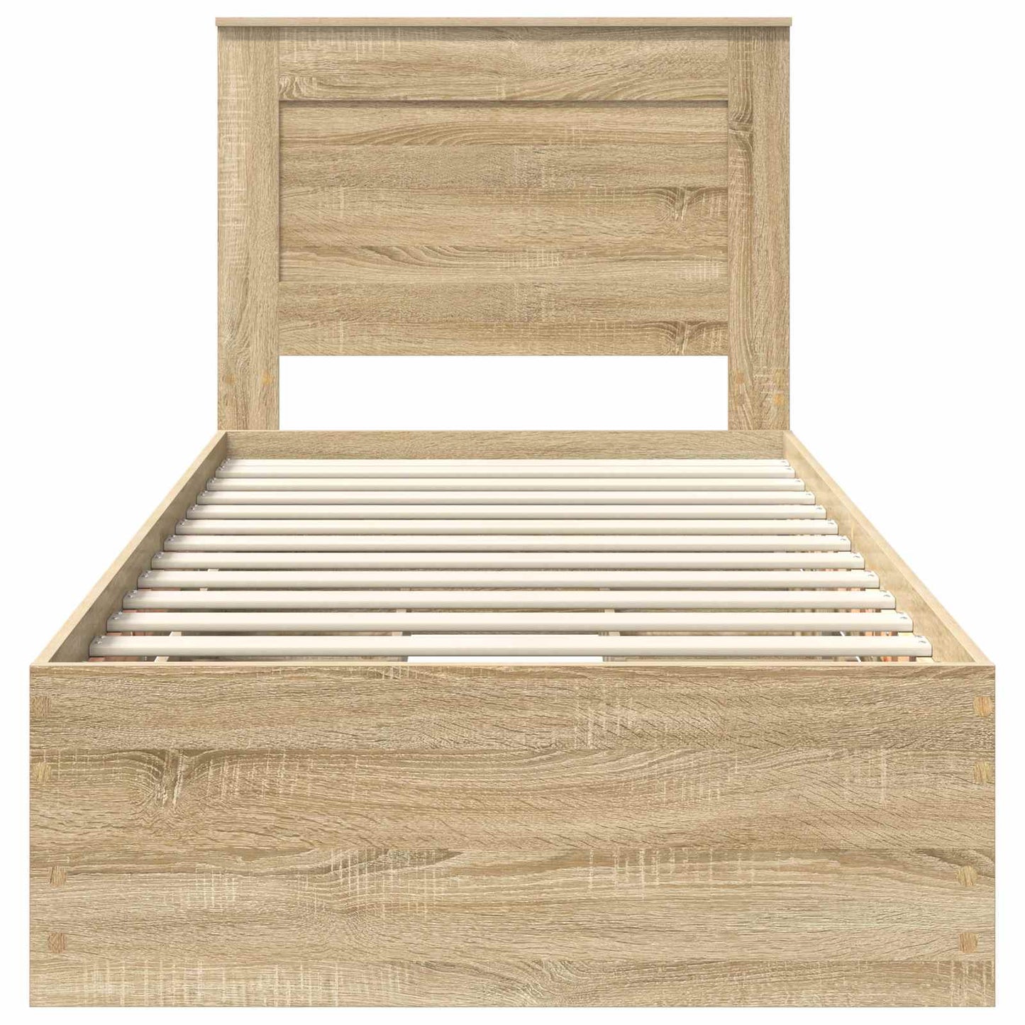 Struttura del letto con cassetto Rovere Sonoma 90 x 190 cm
