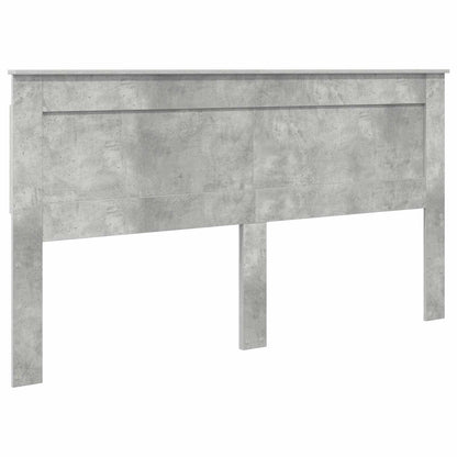 Letto con Contenitore con testiera Grigio cemento 200 x 200 cm | homemem39