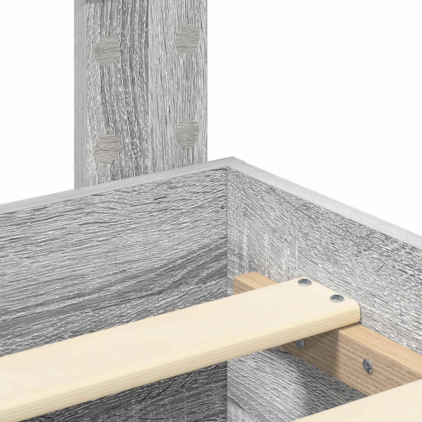 Struttura del letto con cassetto con testiera Legno multistrato | homemem39