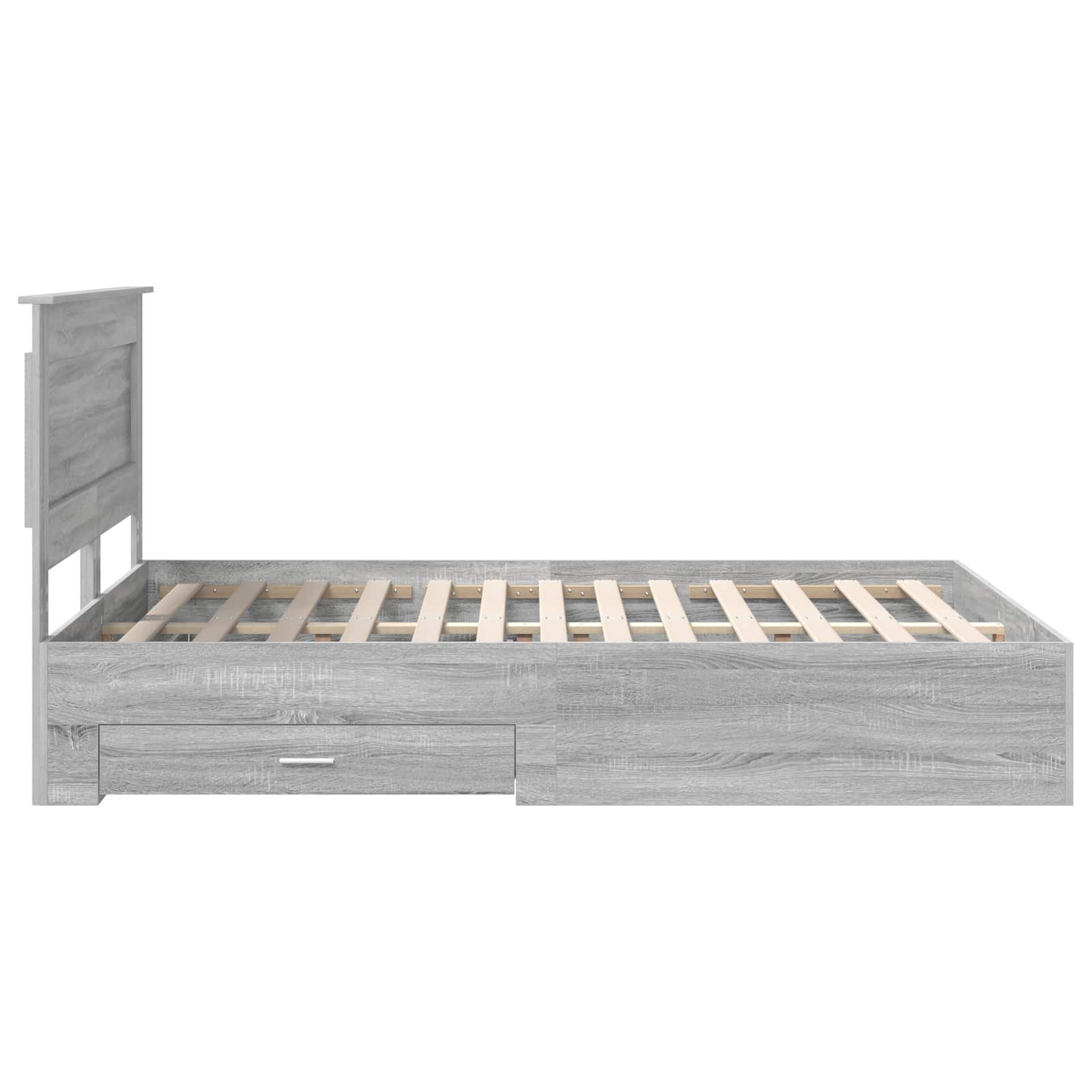 Struttura del letto con cassetto con testiera Legno multistrato | homemem39